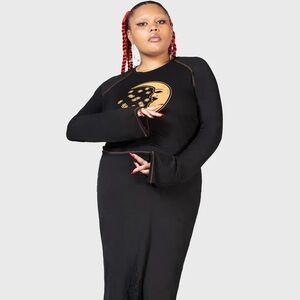 Killstar Graphic Long Sleeve Bell Sleeves shirt